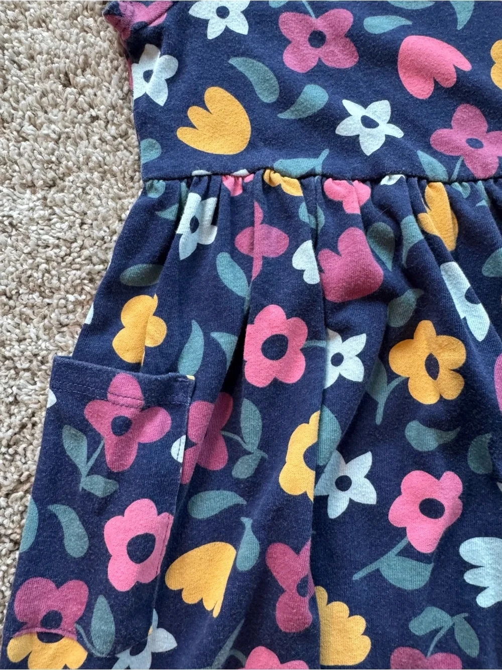 Girls Dress Lot Size 4T Dress bundle Green Eyelet Floral Short Sleeve Fall dress